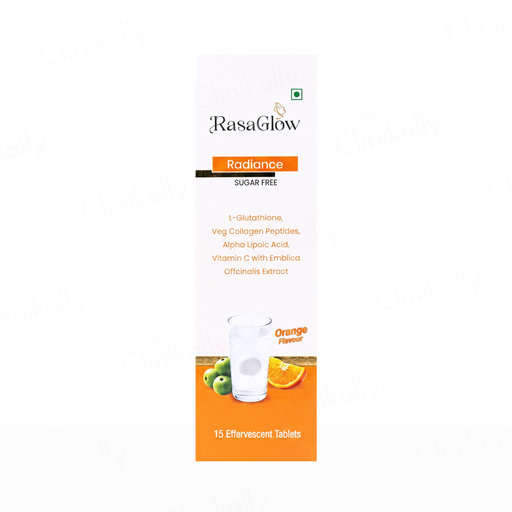 Rasaglow Radiance Effervescent Tablet - Orange Flavour